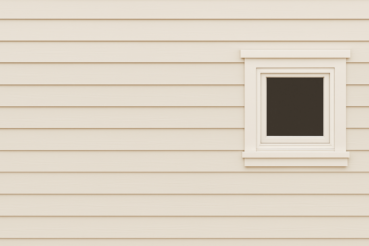 White beige siding