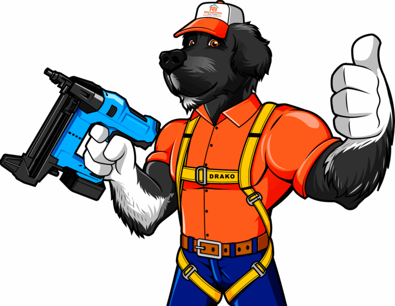 drako rb roofing mascot