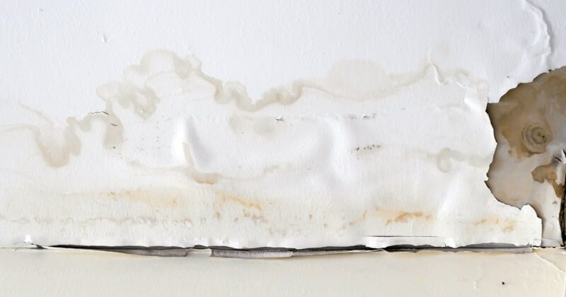 interior home leakf roof replacement