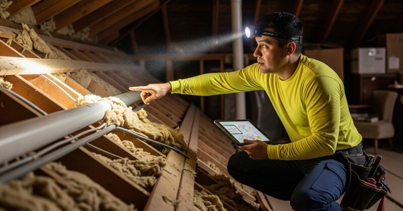 attic inspection RB Restoration Builders