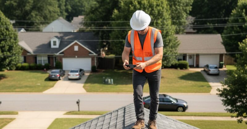 Roof inspection process